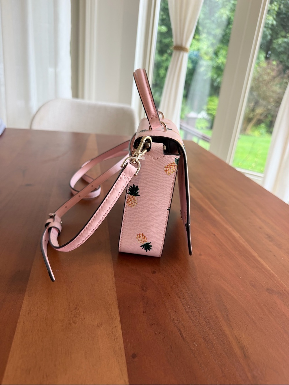 🍍💕 Kate Spade Pink Pineapple Crossbody 🍍 NWOT ✨ Discontinued & HTF 💕 - Picture 7 of 9
